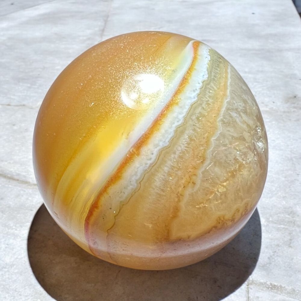 Carnelian Crystal Marble‎